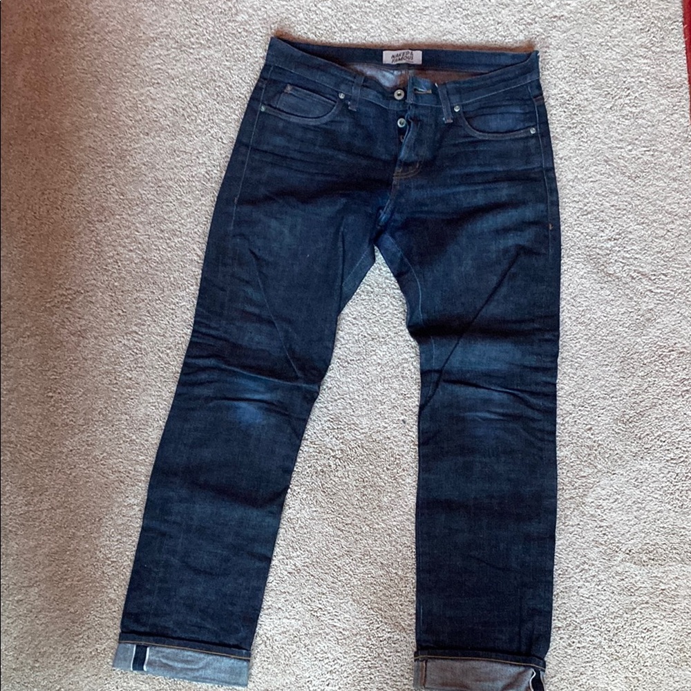 Naked & Famous Men's Blue Jeans